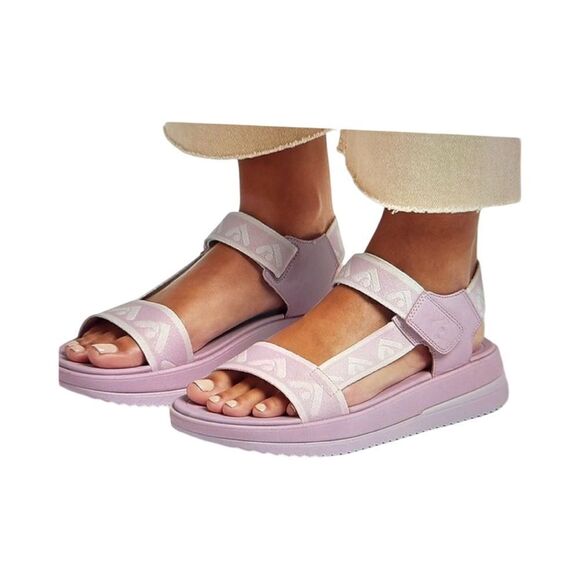 FITFLOP WEBBING BACK STRAP SANDALS. WILD LILAC - Picture 1 of 11